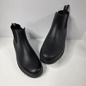 Planone Original Short Rain Boots Black 40 (US 9)